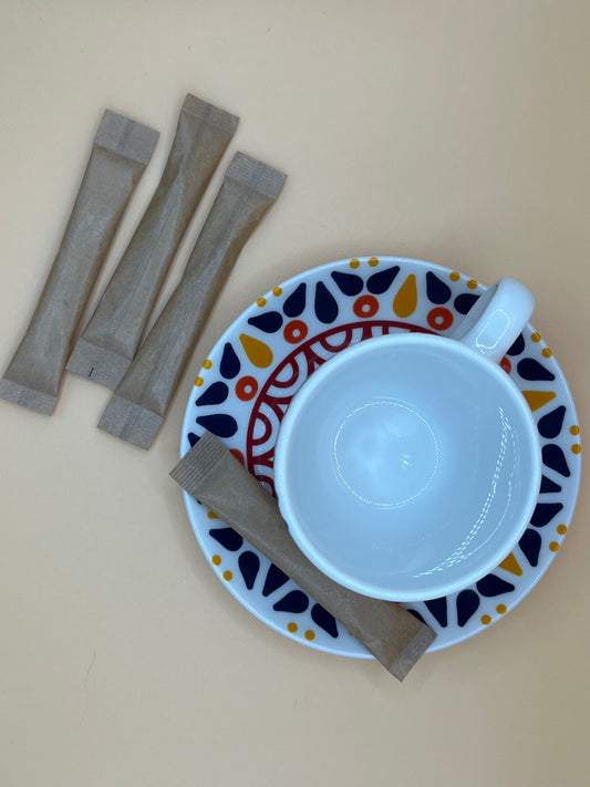 1250 BUSTINE DI ZUCCHERO GREZZO DI CANNA, STICK - BUSTINE DI ZUCCHERO PERSONALIZZATE